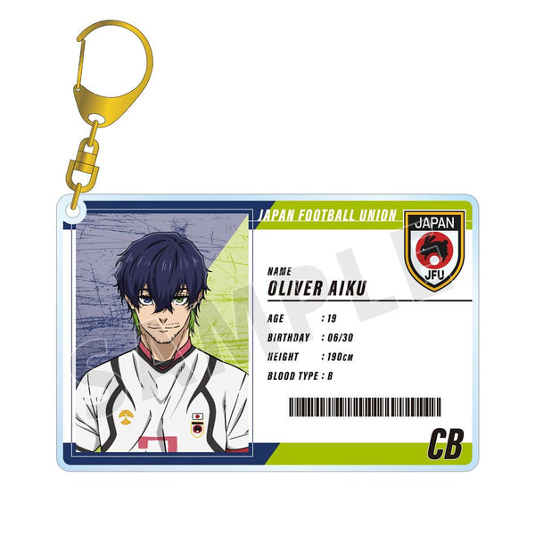 『ブルーロック』オリヴァ・愛空 選手カード風BIGアクリルキーホルダー【202510再販】